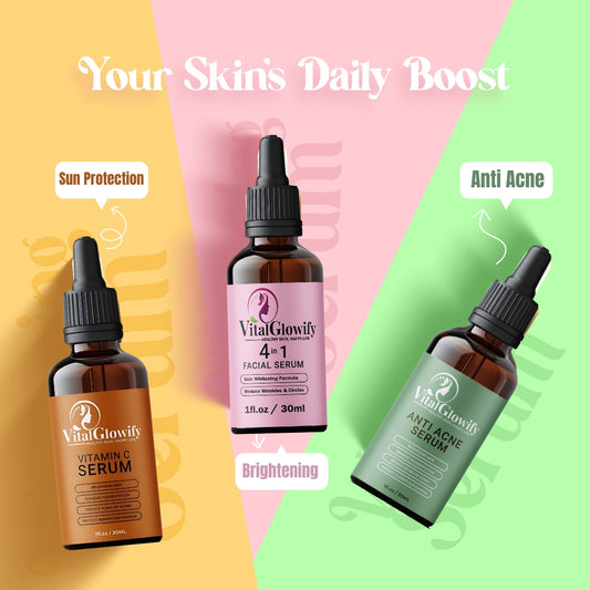 Complete Skin Care Bundle Pack – For Bright, Clear & Radiant-Looking Skin