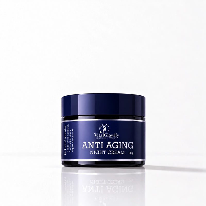 Retinol Night Cream – For Anti-Aging, Wrinkles and Smooth-Looking Skin