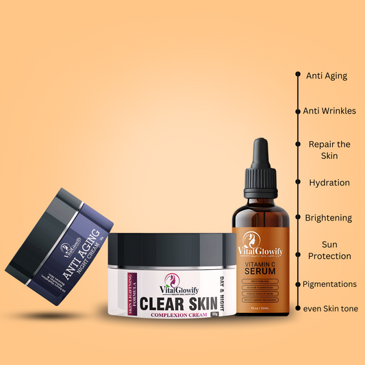 Night Care Bundle Pack – For Smooth, Bright and Youthful-Looking Skin