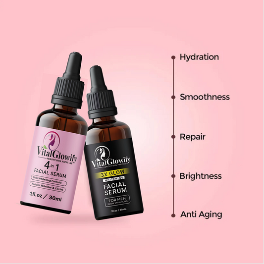 Men’s Double Action Bundle Pack – For Bright, Oil-Free and Hydrated Skin