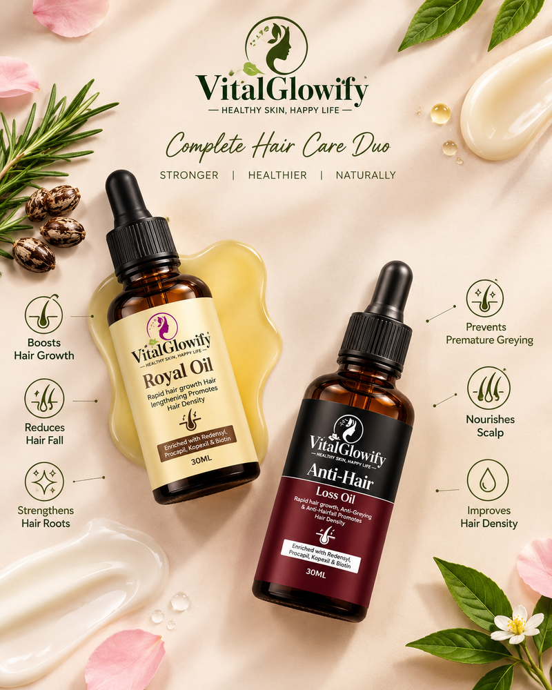 Powerful Hair Growth Combo – For Thicker, Stronger and Healthier-Looking Hair