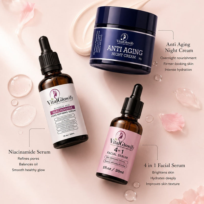 VitalGlowify Brightening Trio Pack – Glowing Skin Bundle